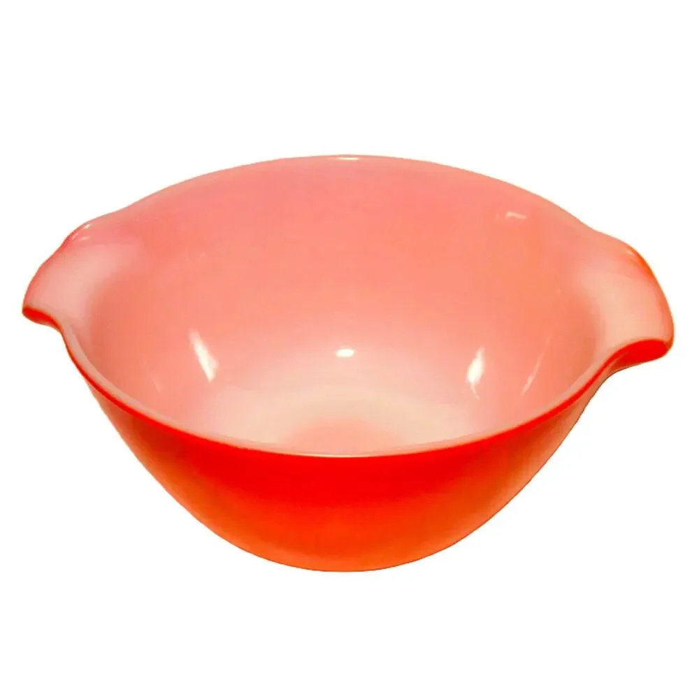 Fire-King Orange Ombre Cinderella Mixing Bowl 1.5 quarts Mid-Century Kitchen